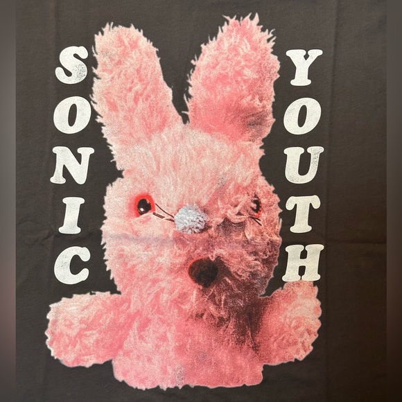 NWT DAY Sonic Youth graphic off-the-shoulder oversized tee / NEW - Picture 12 of 16